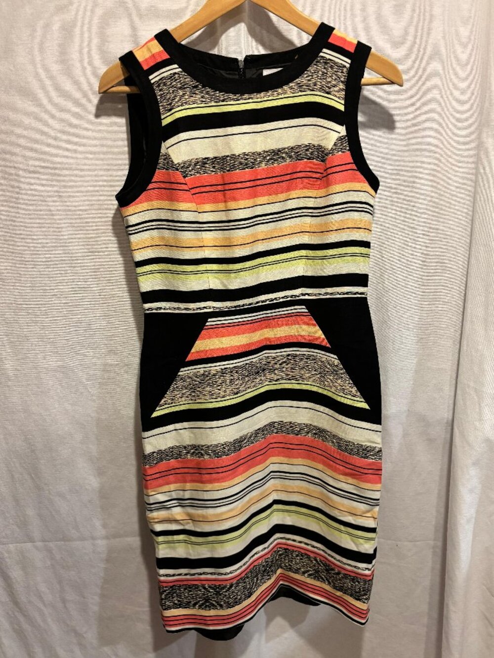 Calvin Klein Striped Sheath Dress – Size 2